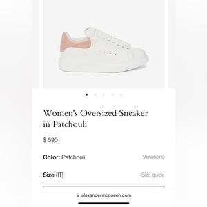 Alexander McQueen Sneakers. Worn once